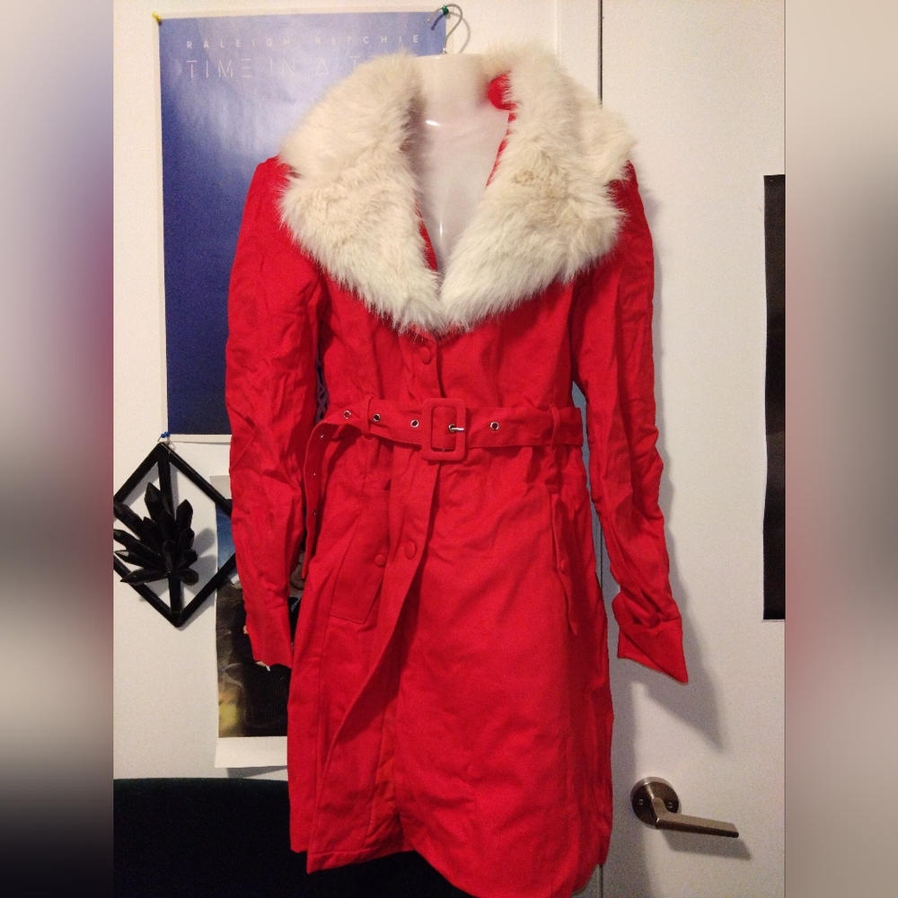 Starry Delight Twill Trench Coat Jacket